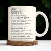 Dumpster Firefighter, Transforming Disasters Into Opportunities, Heroic Text Design - Personalized Custom Coffee Mug - FIF001_MG