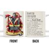 Dumpster Firefighter, Transforming Disasters Into Opportunities, Heroic Text Design - Personalized Custom Coffee Mug - FIF001_MG