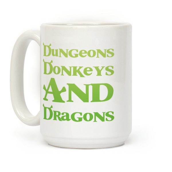Dungeons, Donkeys and Dragons Coffee Mug