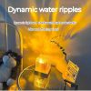 Dynamic Rotating Water Ripple Crystal Lamp