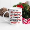 Earn Our Spot On The Naughty List, Personalized Coffee Mug, Gift For Couple