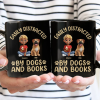 Easily Distracted By Dogs & Books - Personalized Mug