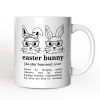 Easter Bunny Definition Personalized Mug, Funny Spring Gift With Custom Name