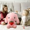 Easter White Rabbit Plush Toy with Carrot