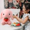 Easter White Rabbit Plush Toy with Carrot