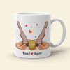 Eat Pussy Its Vegan, Couple Gift, Personalized Mug, Funny Couple Mug