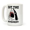 Eat The Patriarchy Shark Coffee Mug