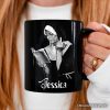 Eccentric Gothic Smoking Nun Personalized Mug, Unique Halloween Gift with Custom Name