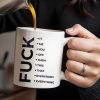 Effing Everything Offensive Humor Mug - Personalized Custom Coffee Mug - COL041_MG