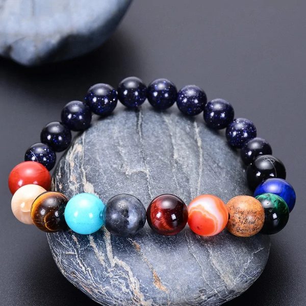 Eight Planets Natural Stone Bracelet
