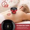 Electric Cupping Massager Tool, Infrared Heated With 12 Levels Suction, Usb Rechargeable