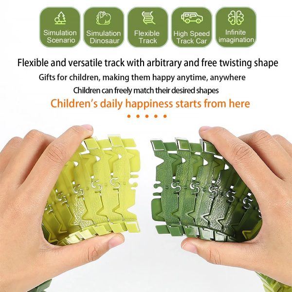 Electric Magic Climbing Dinosaur Track Toy