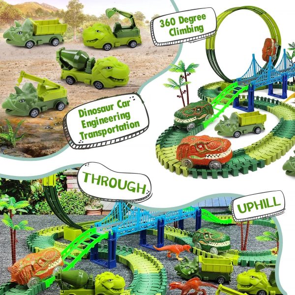 Electric Magic Climbing Dinosaur Track Toy