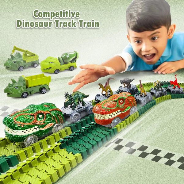 Electric Magic Climbing Dinosaur Track Toy