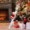 Electric Santa Climbing Ladder