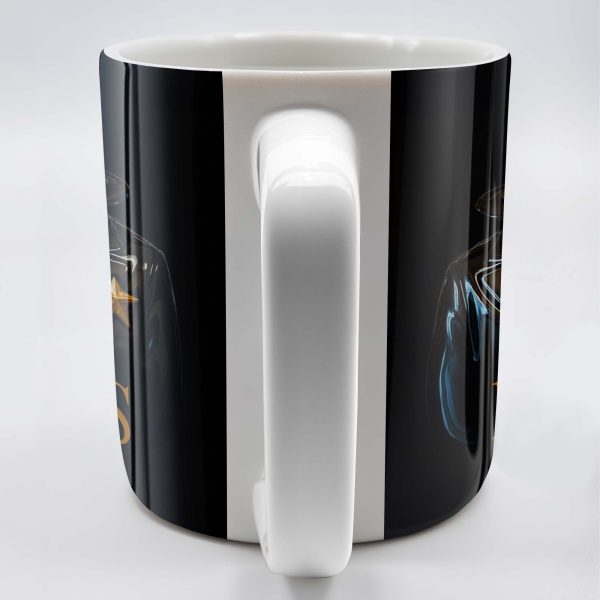 Elegant Black Tuxedo Mug Design For Magicians, Top Hat And Bow Tie - Personalized Custom Coffee Mug - FAM342_MG