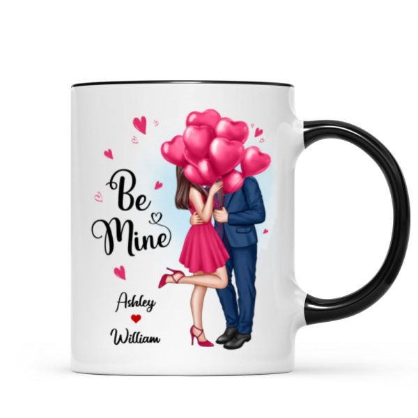 Elegant Couple Be Mine Personalized Mug