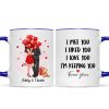 Elegant Couple I Met You I Love You Personalized Mug