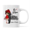 Elegant Couple Skyline Personalized Mug