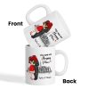 Elegant Couple Skyline Personalized Mug