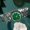 Elegant Heart Rhinestone Watch and Jewelry Set