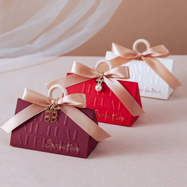 Elegant Love Gift Box with Ribbon Set