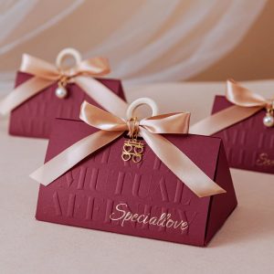 Elegant Love Gift Box with Ribbon Set