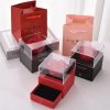 Elegant Preserved Rose Box with Hidden Jewelry Drawer