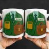 Elevate Your Coffee Experience With Suit and Calculator Design - Personalized Custom Coffee Mug - GRAD305_MG