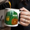 Elevate Your Coffee Experience With Suit and Calculator Design - Personalized Custom Coffee Mug - GRAD305_MG