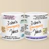 Emergency Jokes - Family Personalized Custom Mug - Christmas Gift For Dad