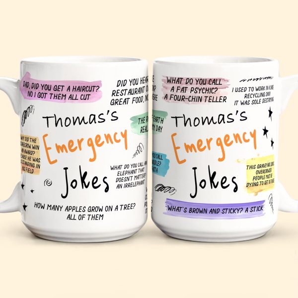 Emergency Jokes - Personalized Mug