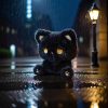 Emo Cat Plush Doll Cute Stuffed Toy Gift for Couples