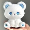 Emo Cat Plush Doll Cute Stuffed Toy Gift for Couples