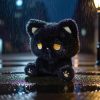 Emo Cat Plush Doll Cute Stuffed Toy Gift for Couples