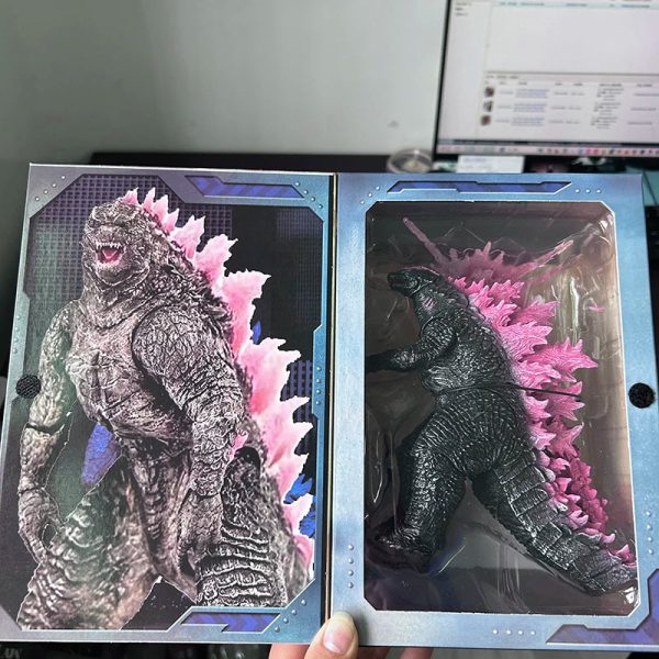 Empire King of the Monsters Godzilla Evolved Ver Pink Back Action Figure