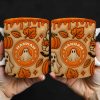 Enchanting Ghost and Pumpkin Themed Coffee Mug - Personalized Custom Coffee Mug - HALW067_MG