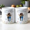 Enduring Friendship - Custom "It Takes a Long Time to Grow an Old Friend" White Ceramic Mug, Heartwarming Gift for Friends or Sisters