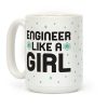 Engineer Like A Girl Coffee Mug