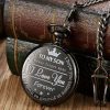 Engraved Vintage Pocket Watch