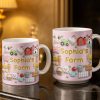 Enjoy Every Moment At The Farm With Animals And Vegetables - Personalized Custom Coffee Mug - FARM018_MG