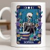 Enjoy Every Moment With Books And Flowers - Personalized Custom Coffee Mug - BLV079_MG