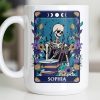 Enjoy Every Moment With Books And Flowers - Personalized Custom Coffee Mug - BLV079_MG