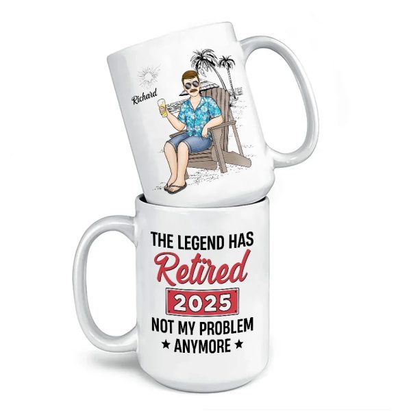 Enjoy Every Morning Without The Alarm Clock - Coworker Personalized Custom Mug - Appreciation, Retirement Gift For Coworkers, Work Friends, Colleagues