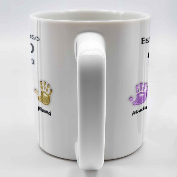 Este Maravilloso Padre Abuelo Pertenece A - Personalized Custom Coffee Mug - GRP032_MG