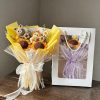 Eternal Crochet Flower Bouquet for Graduation, Birthday, and Valentine's Gifts