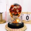 Eternal LED Rose Acrylic Dome Decor