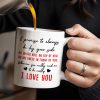 Eternal Promise To Be By Your Side, Romantic Couple Design - Personalized Custom Coffee Mug - CPL280_MG