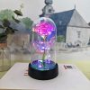 Eternal Rose Lamp LED Artificial Silk Flower Creative Gift for Valentine’s Day and Mother’s Day
