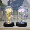 Eternal Rose Lamp LED Artificial Silk Flower Creative Gift for Valentine’s Day and Mother’s Day